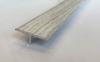 PCRA 29W 269 Т-образный профиль PROCOVER WOOD 26 мм, алюминий ламинир, цвет белый дуб, длина 2700 мм